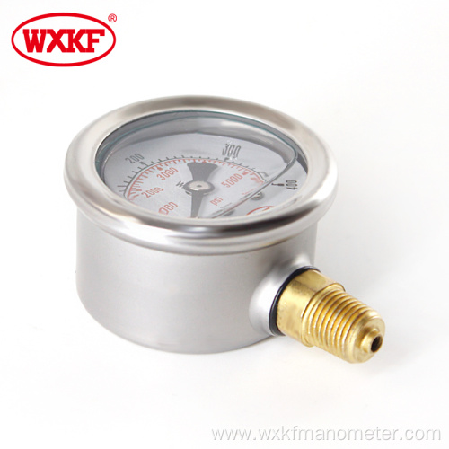 All Stainless steel pressure gauge Steam pressure gauge